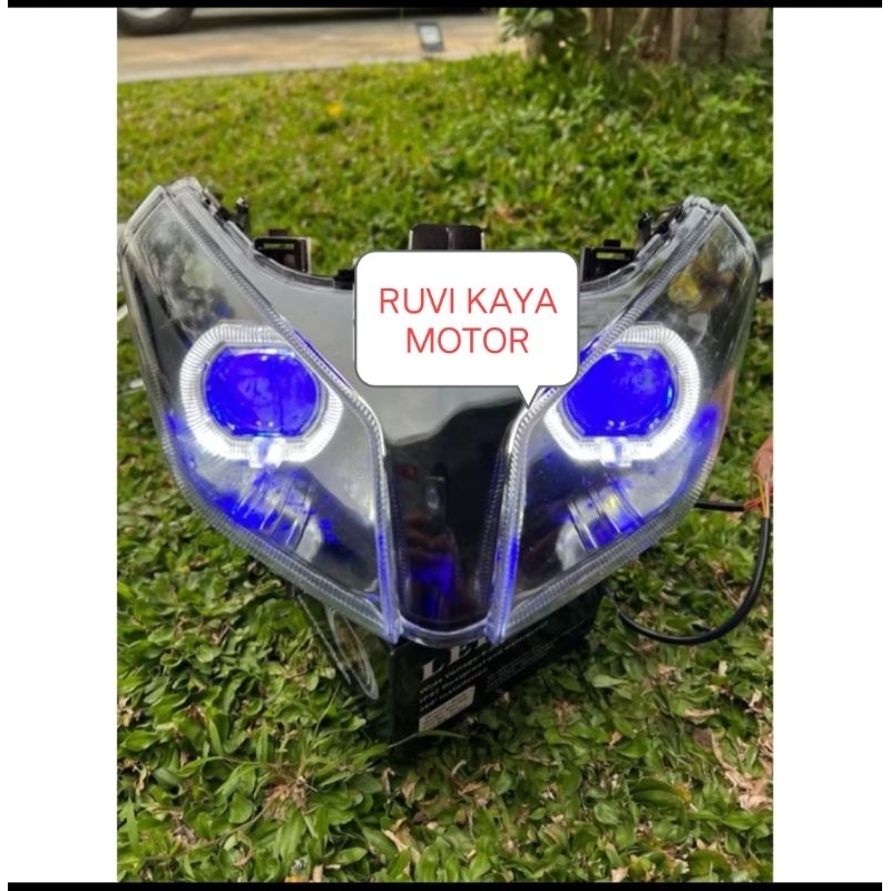 Reflektor lampu depan biled vario lama vario karbu vario 110 cw fuul set biled 2.5in