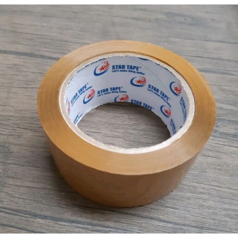 

lakban 90 yard murah 45 & 48 mm || Lakban star tape - bening, 48