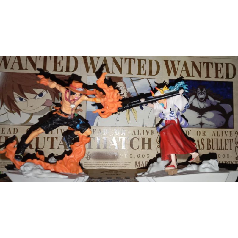 Set Action Figure One Piece Ace&Yamato