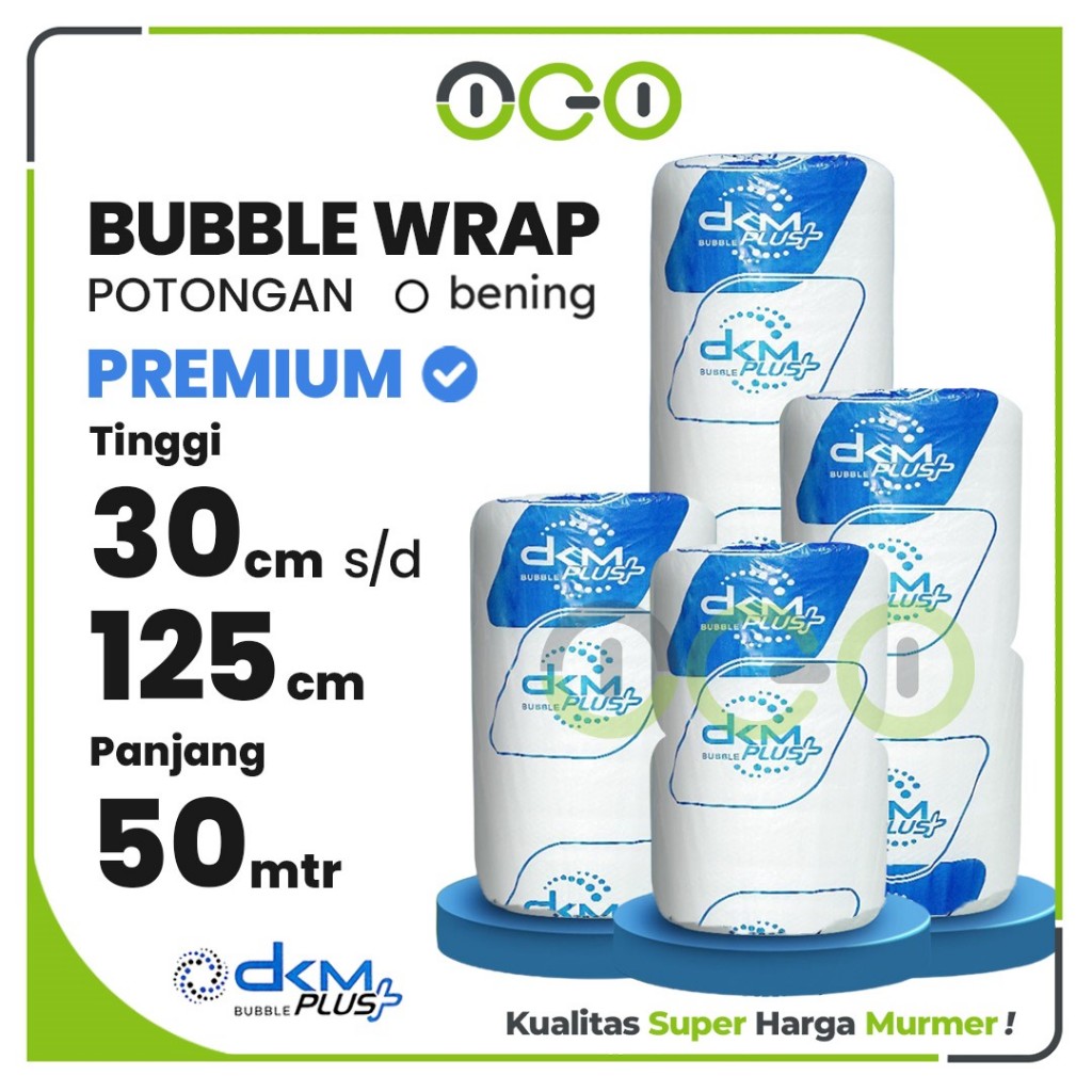 

Plastik Online Bubble Wrap MEREK DKM ROLL BENING TEBAL - 30cm 40cm 50cm 60cm 75cm 80cm x 50meter