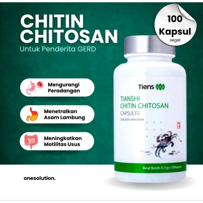 Chitin Chitosan Obat Herbal Fitofarmaka Maag Asam Lambung Gerd Anxiety - Obat Cina Maag Diabetes Mil