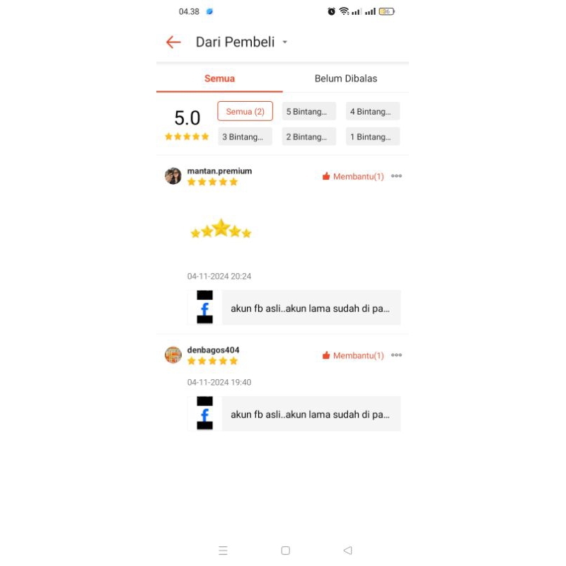 FB asli berkualitas tinggi anti baned sudah terjamin kualitas silahkan tanya pelanggan..pembuat hand