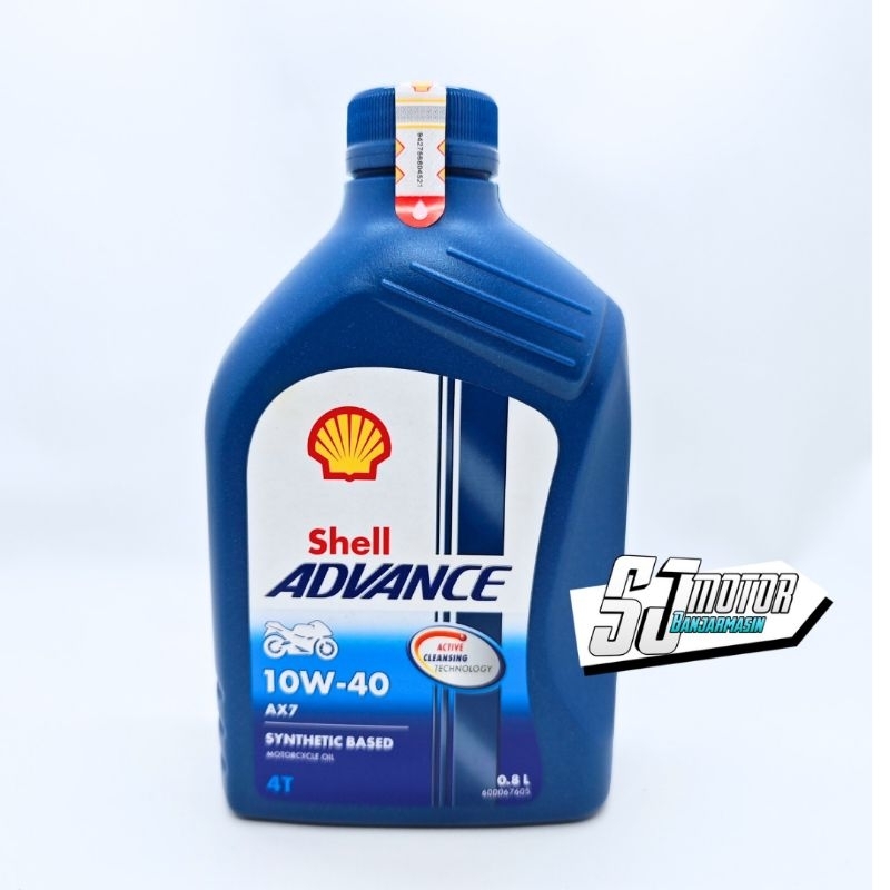 Oli Shell Advance 4T  AX7 10W-40 Motor Non Metic (800ml)
