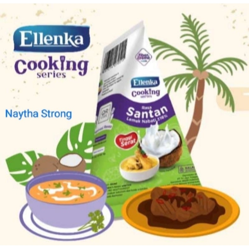 

Fiber Santan Creme Cooking Series/Ellenka Santan Lemak Nabati Tinggi Serat 65 ml