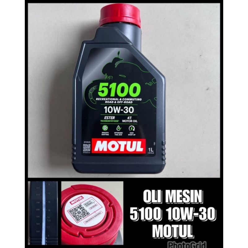 Oli Motor Motul 5100 4T 10W-30 1LTR