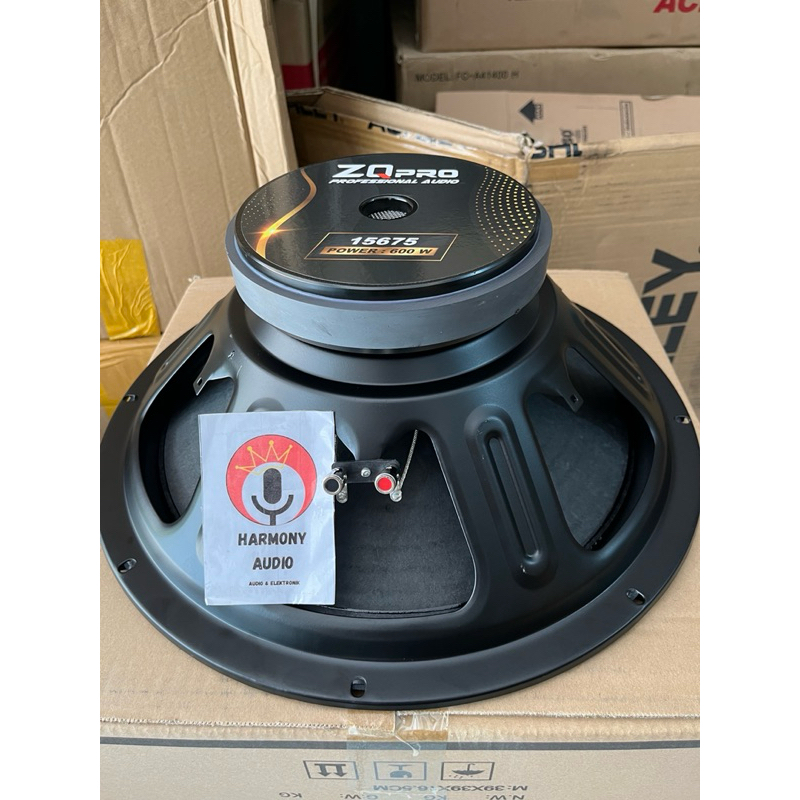 Speaker komponen ZQ PRO 15675 15in 15inch 15inci Coil 3inch 600watt maxx original