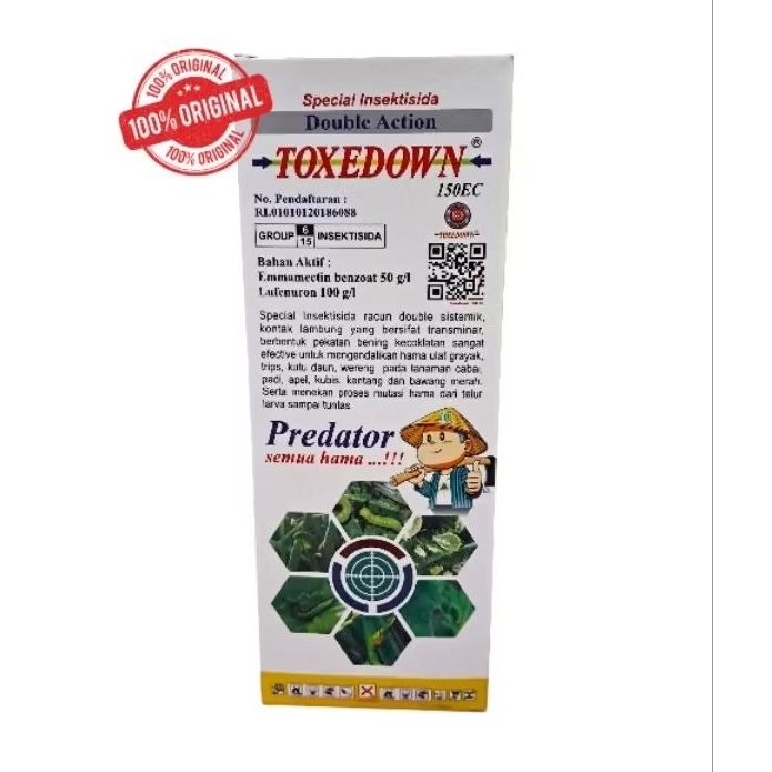 Insektisida TOXEDOWN 150EC - 500ml DELTA CHEMICA (100% Original)