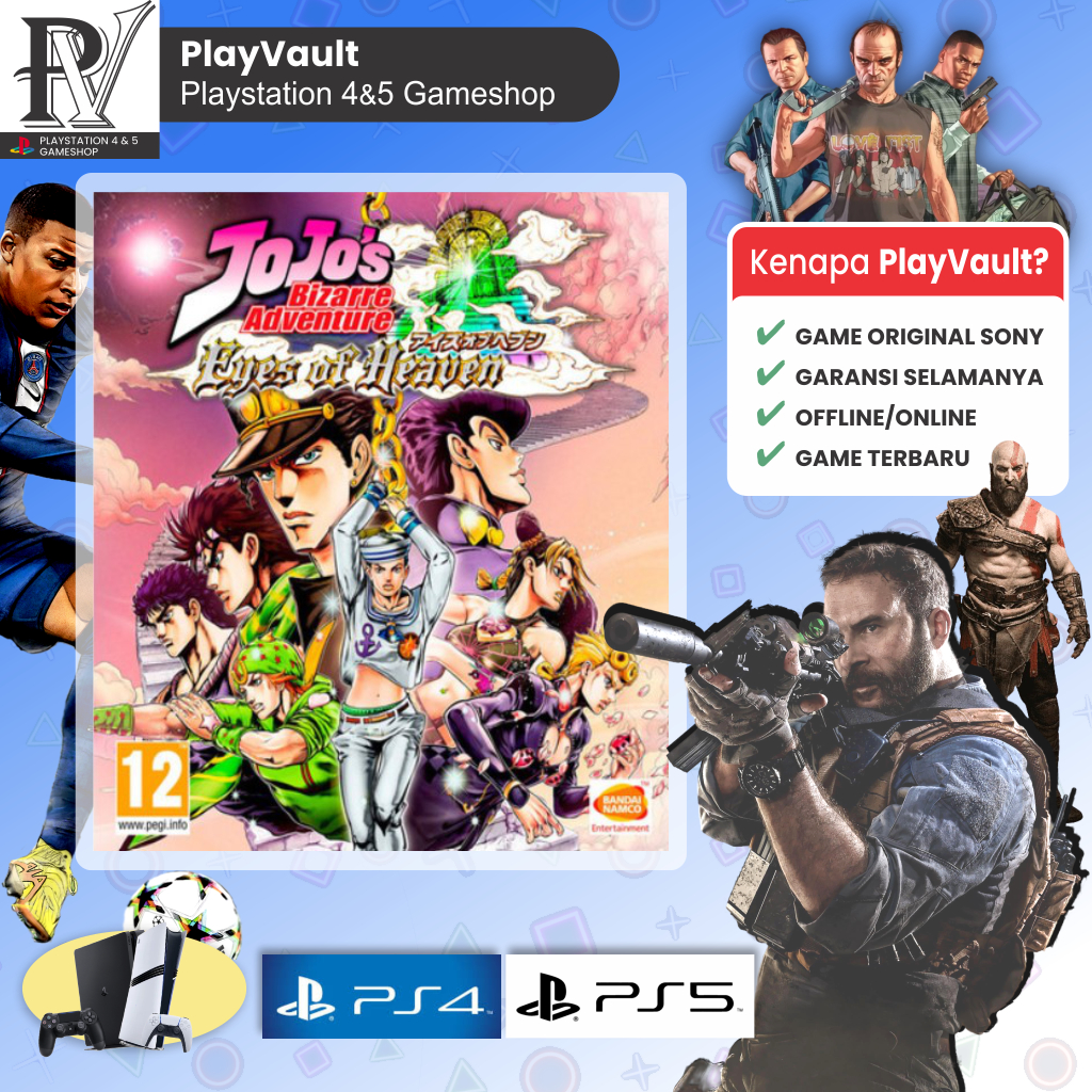 Jojo Bizarre Adventure Ryes of Heaven PS4 PS5