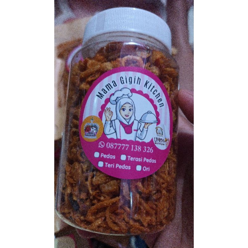 

bawang goreng pedas gurih