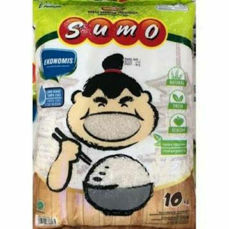 

Beras Premium SUMO | Kemasan HIJAU | Netto 10kg