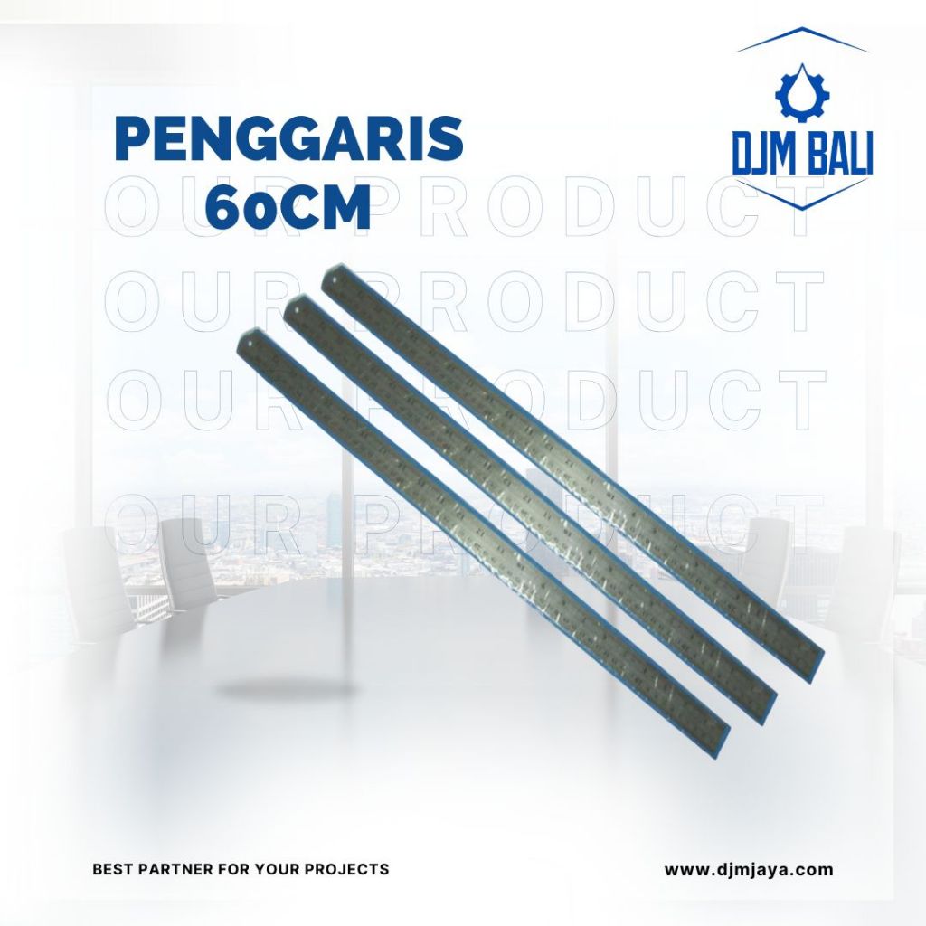 

Penggaris Besi Stainless 60 cm