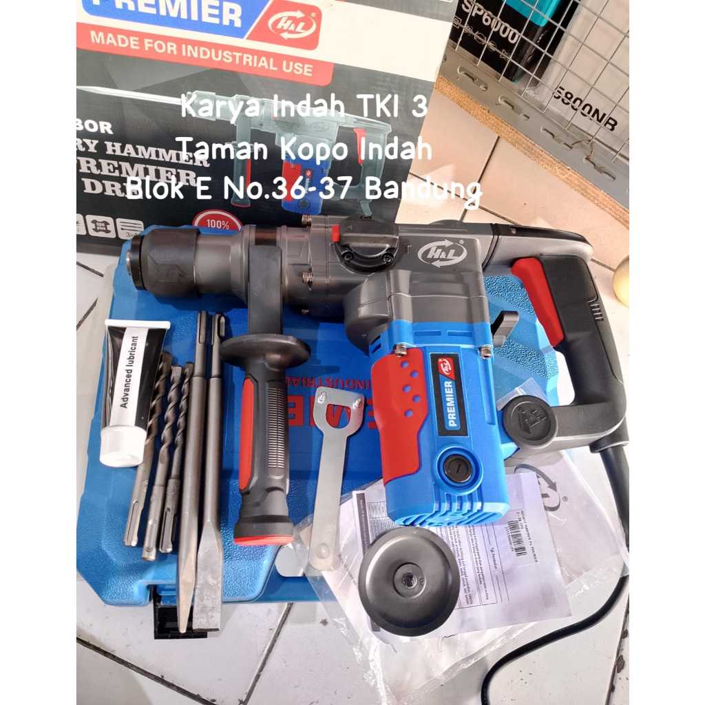 Mesin Bor Bobok Beton Rotary Hammer H&L HnL HL Premier 3-28 DRE HL PREMIER 328 DRE 900 Watt
