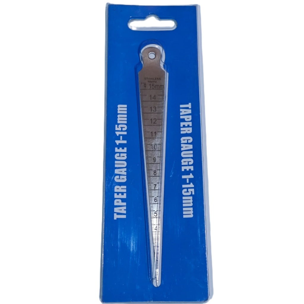 

QBLADE Alat Ukur Lubang Mistar Penggaris Lancip Taper Tapper Gauge