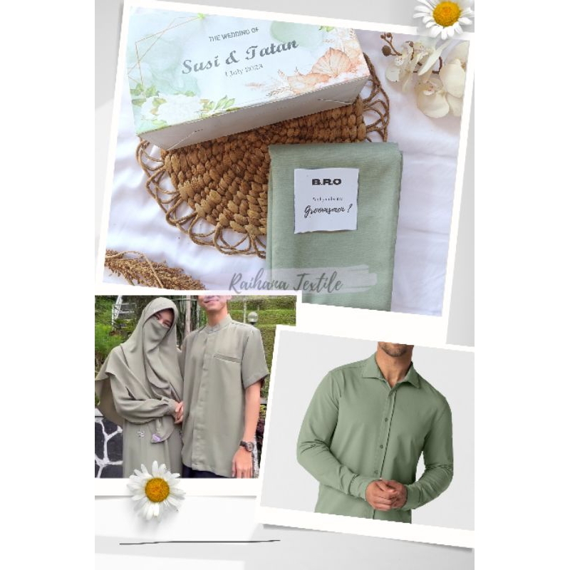 [Raihanatextile] Paket Seragam Cowok Seragam Keluarga Groomsmen