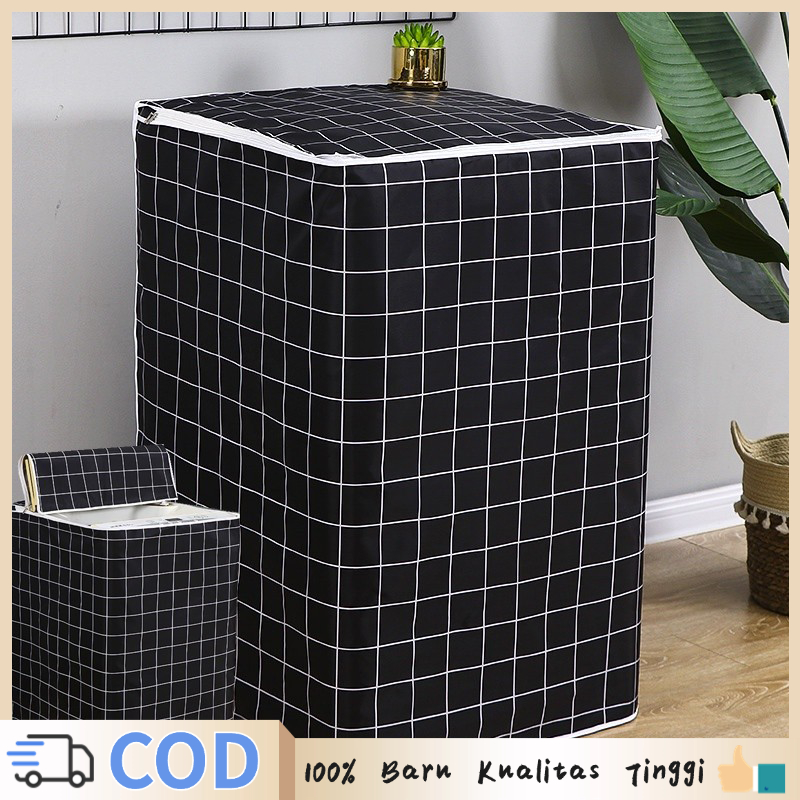 

5-7.5KG Cover Mesin Cuci Anti Air Bukaan Depan Dan Buka Atas Waterproof Pelindung Peralatan Mesin