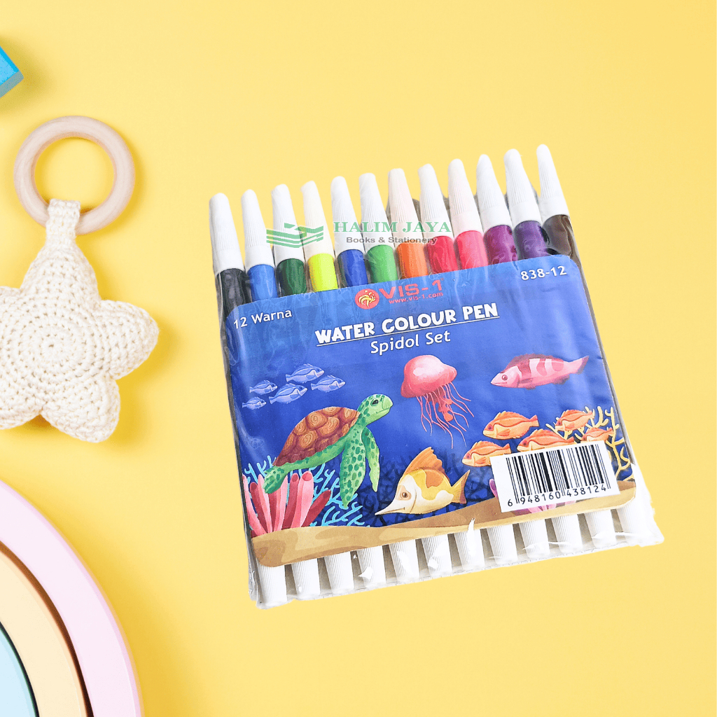 

Spidot set 12 Warna / Spidol Anak Sekolah / Spidol Set 838 VIS-1
