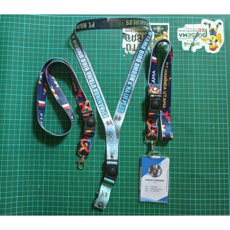 

Lanyard & Id Card Satuan Custom Desain suka suka