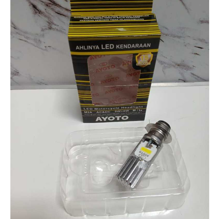 BOLAM LED DEPAN AYOTO M2A AYOTO ORIGINAL ALL MOTOR MATIC/BEBEK