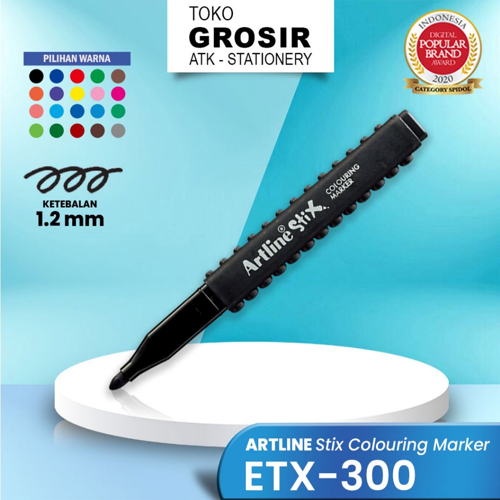 

ARTLINE Spidol Stix Colouring Marker ETX-300