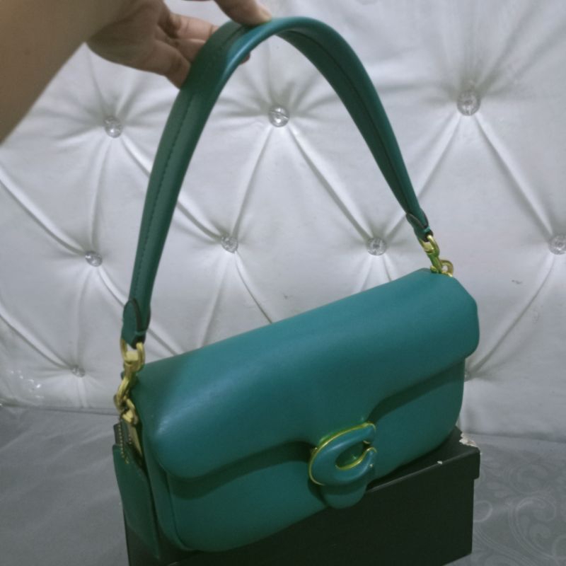 Tas coach premium new warna emerald/jotol