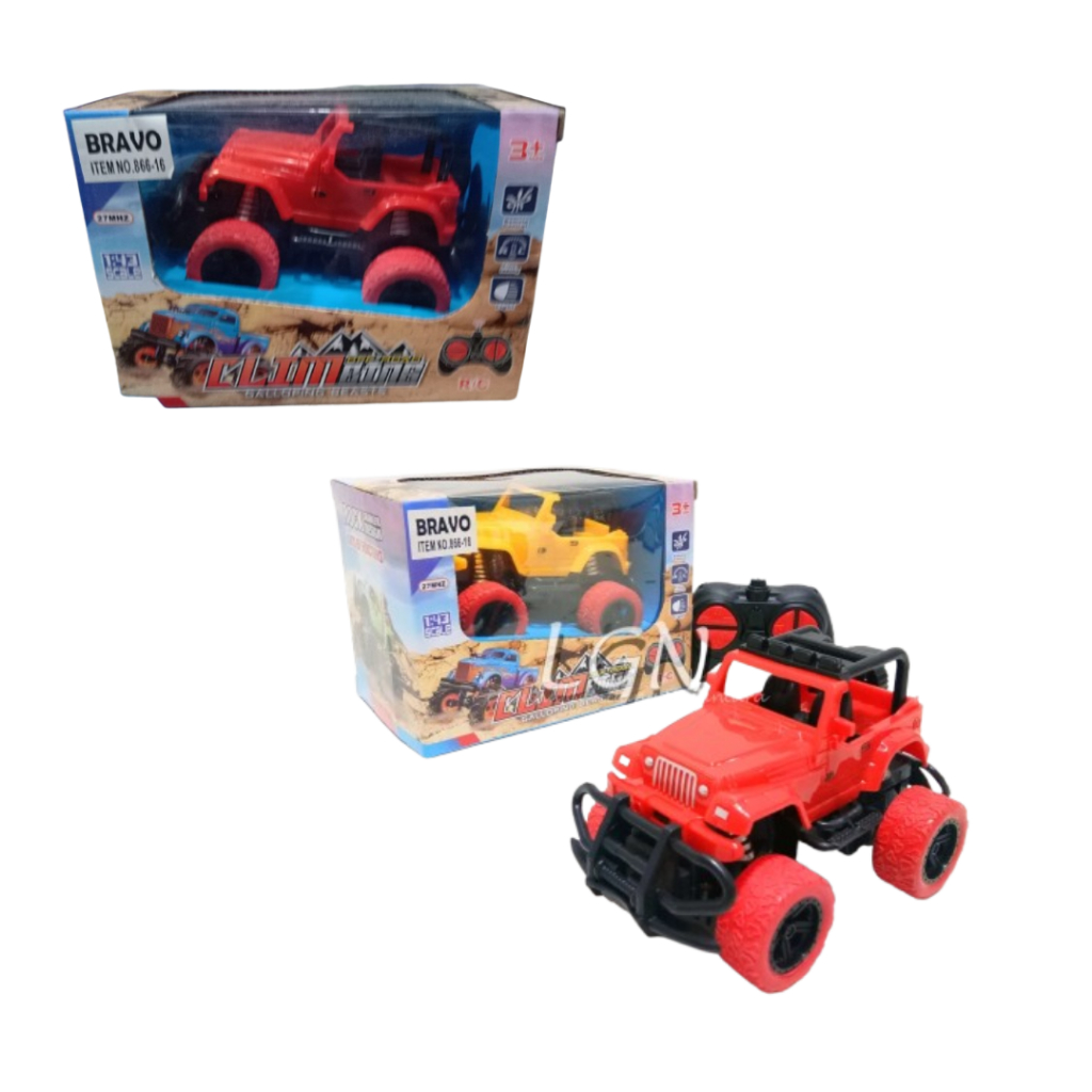 Mainan Mobil Remot Jeep RC remote Control Mobil Jeep 866-16