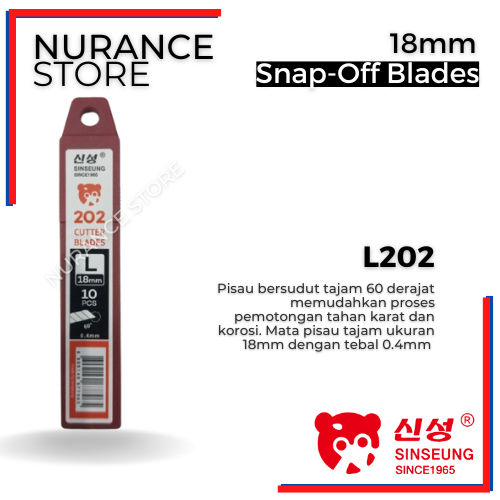 

SINSEUNG REFILL CUTTER L202 18 MM