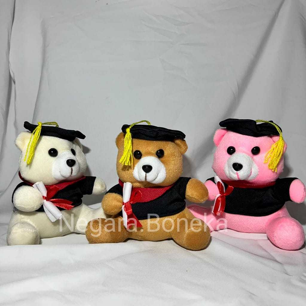 boneka mini 15cm Teddy bear / BONEKA TEDDY BEAR MINI 15 CM / Boneka bucket / Boneka wisuda / Boneka 