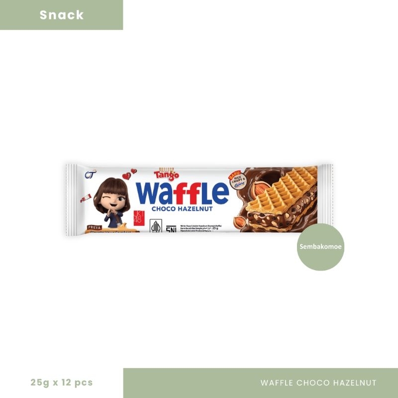

Waffle Tango Choco Hazelnut 25g | Wafer Tango Tebal wafel