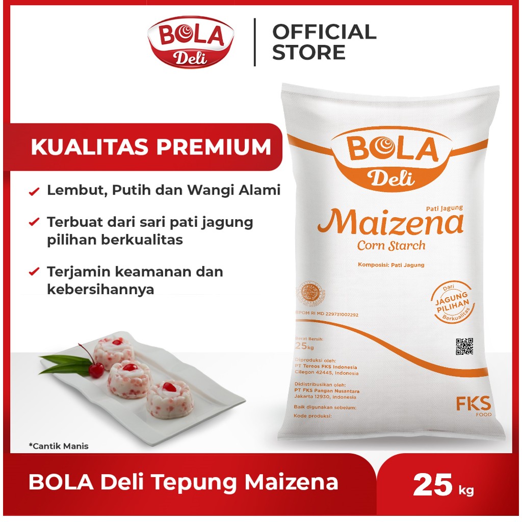 

BOLA Deli Tepung Maizena 25 kg