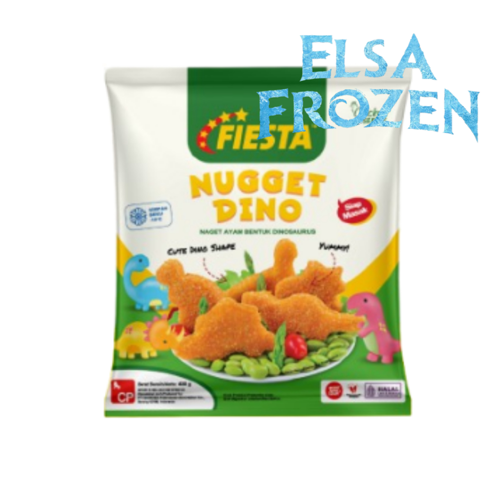 

FIESTA CHICKEN NUGGET DINO 400 GR / NAGET AYAM