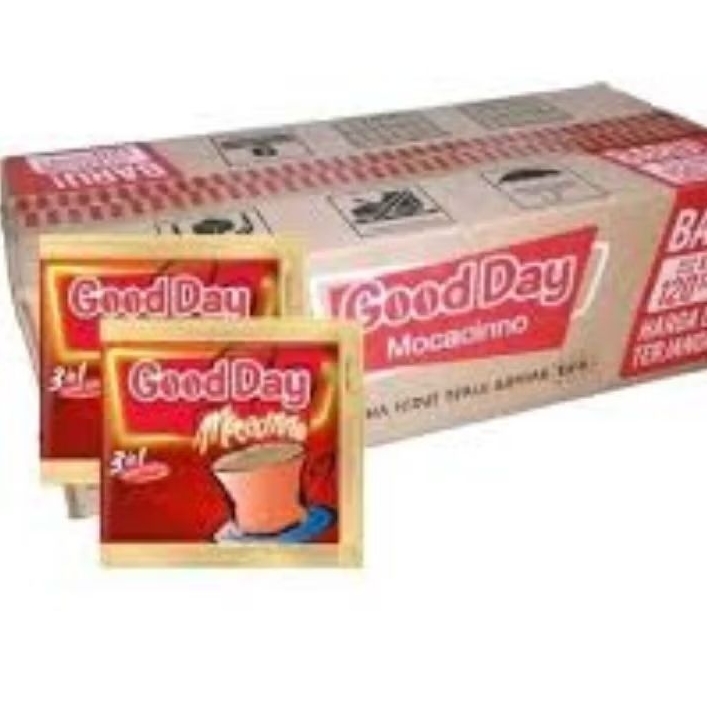

Good Day Mocacinno 1 karton isi 120sachet/vanila/Caribian/original