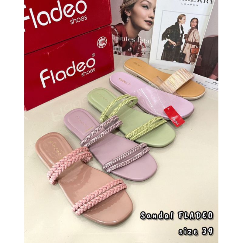 Fladeo Sandal Teplek Sandal Wanita Fladeo