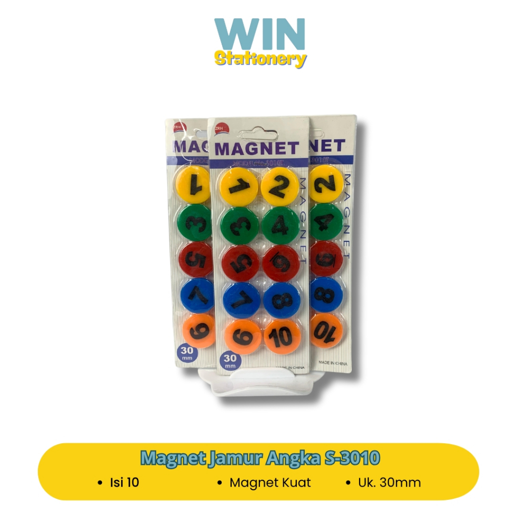 

Magnet Jamur Angka S-3010