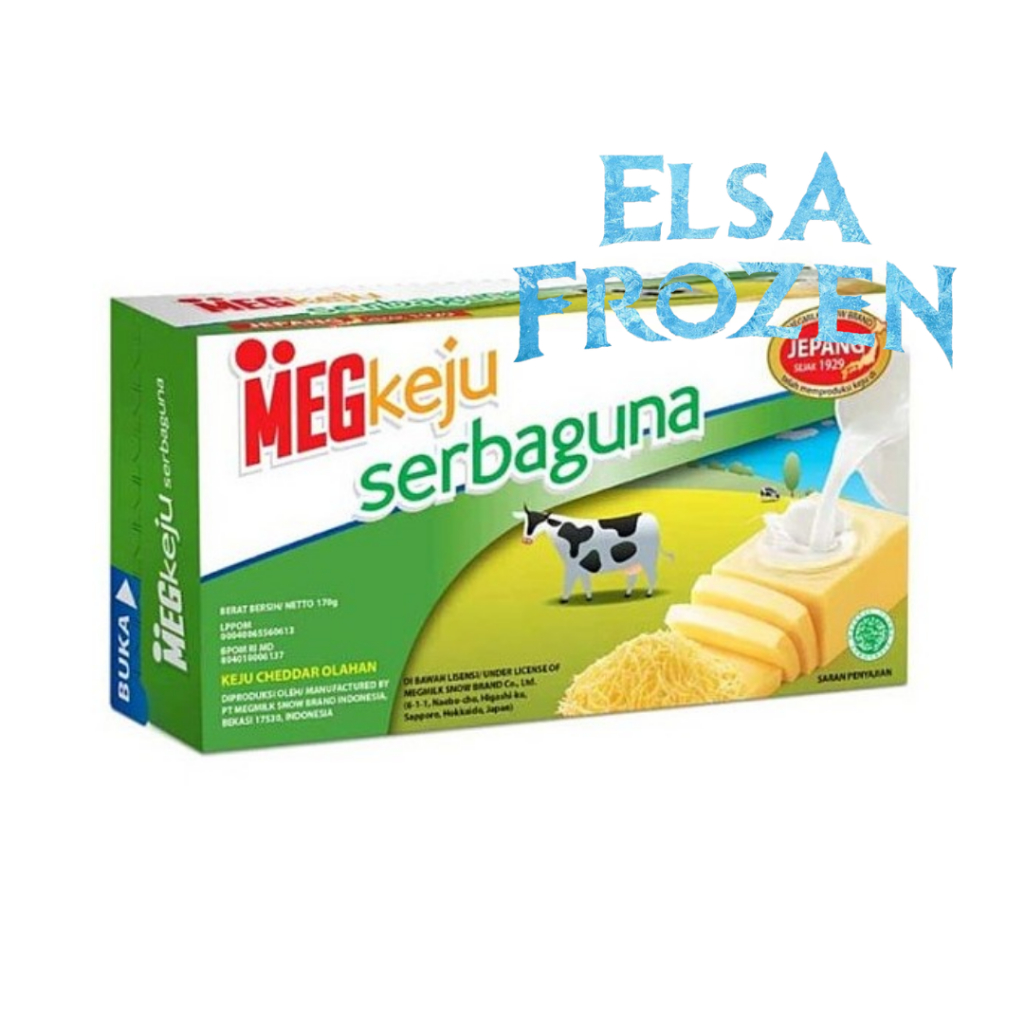 

MEG KEJU SERBAGUNA 165GR/KEJU CHEDDAR OLAHAN