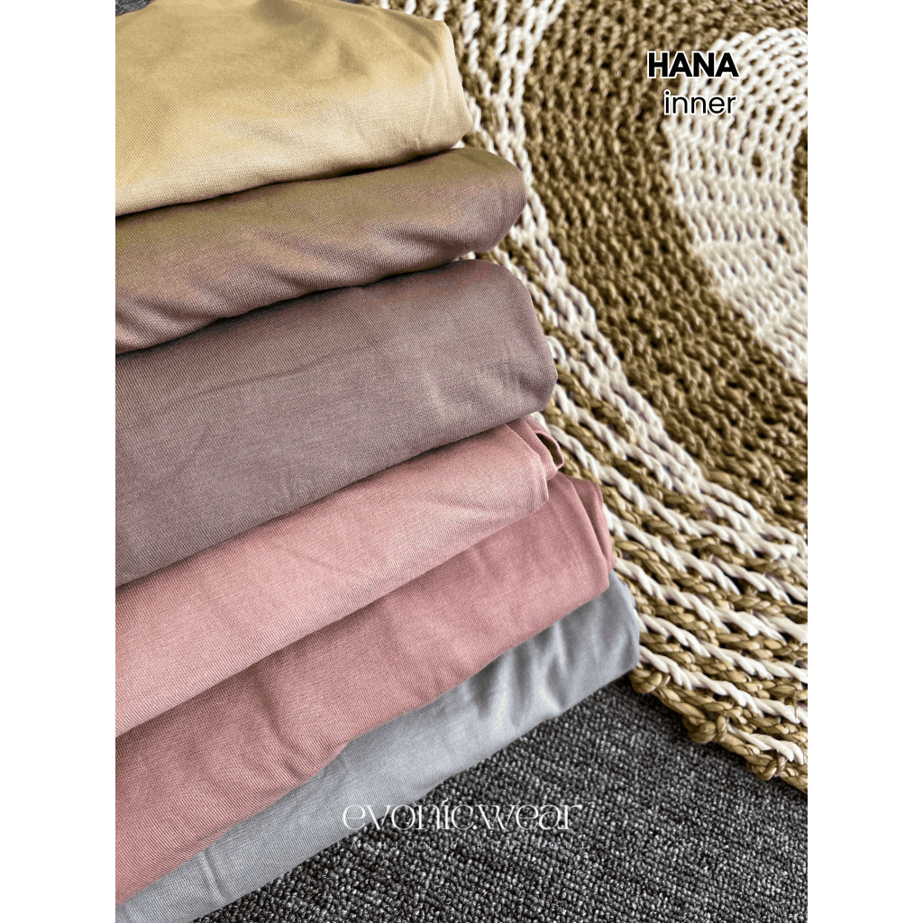 INNER HANA | inner dress lengan panjang | inner spandek wanita | inner kaos lengan panjang | inner p
