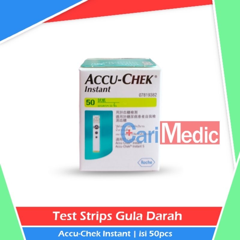 Strip Accu Chek Instant Cek Tes Gula Darah isi 50