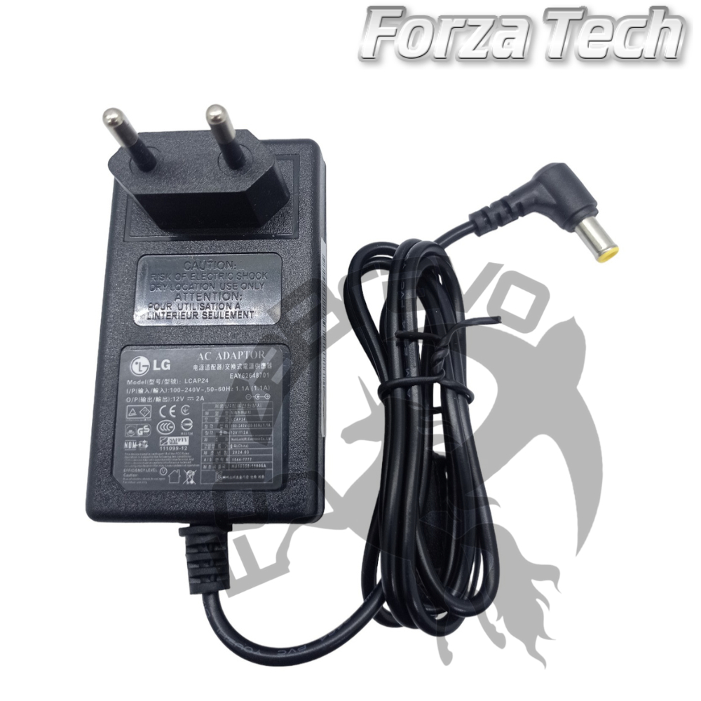 Adaptor AC DC Untuk LG Monitor LCD W1943SV E1948SX W1943SE 12V 2A 6.5*4.4MM Kabel Pengisi Daya Adapt