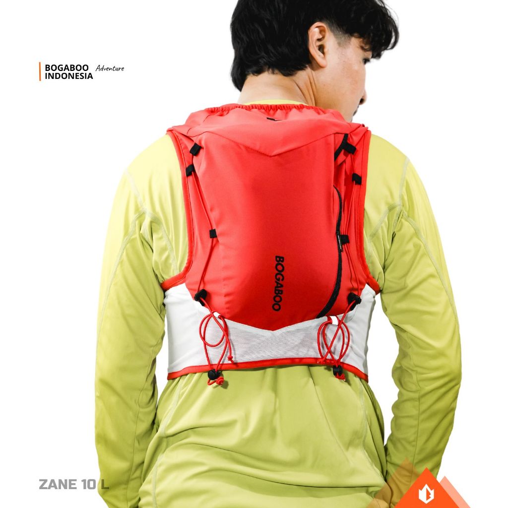 Tas Hydropack trail running BOGABOO ZANE 10 L - tas lari - tas running - tas motorcross - tas sepeda