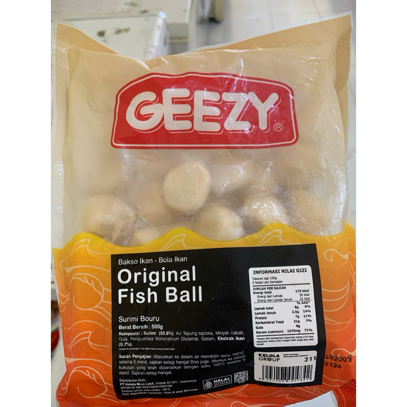 

GEEZY FISH BALL 500gr