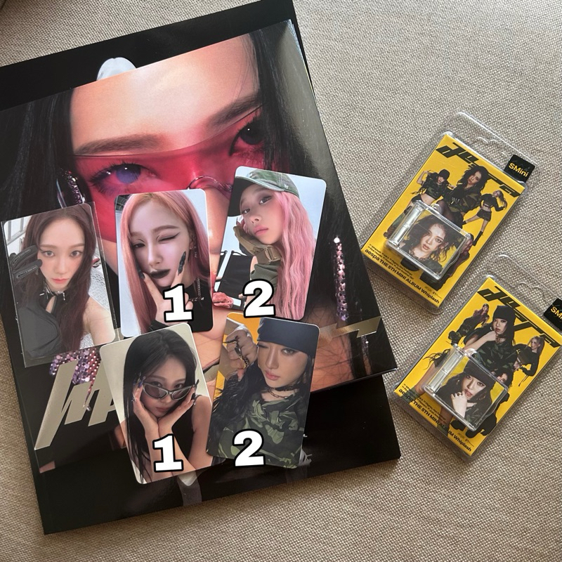 [Ready Stock] - Aespa Whiplash Karina Ningning Winter Photocard Smini