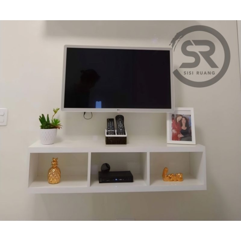 meja tv minimalis gantung meja tv gantung tanpa laci