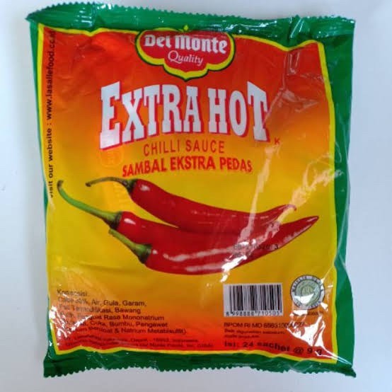 

Saus delmonte extrahot sachet 24s