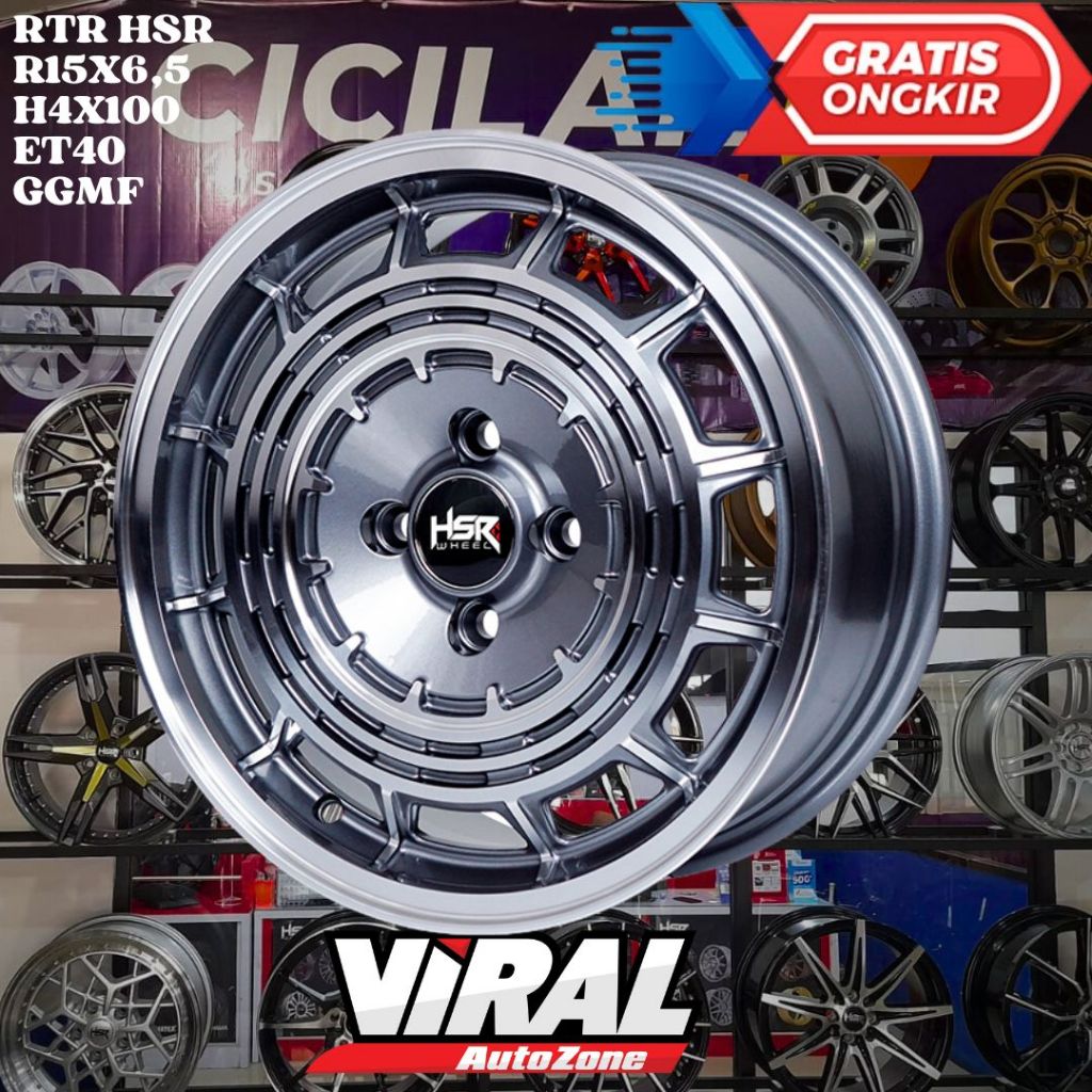 Velg Mobil Sirion , Etios , Fiesta , Splash , HSR RTR Ring 15 R15 MURAH