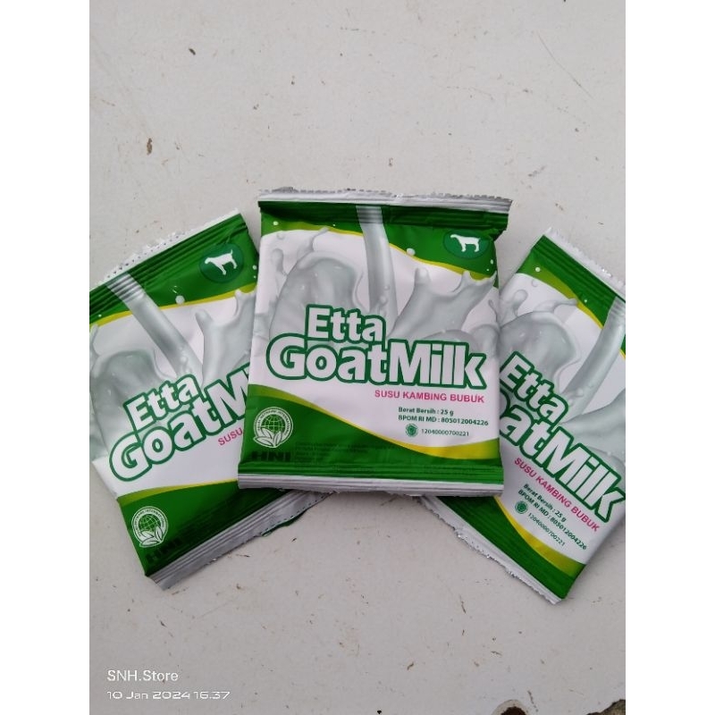 

Susu Kambing Bubuk Etawa | Etta Goat Milk HNI Hpai