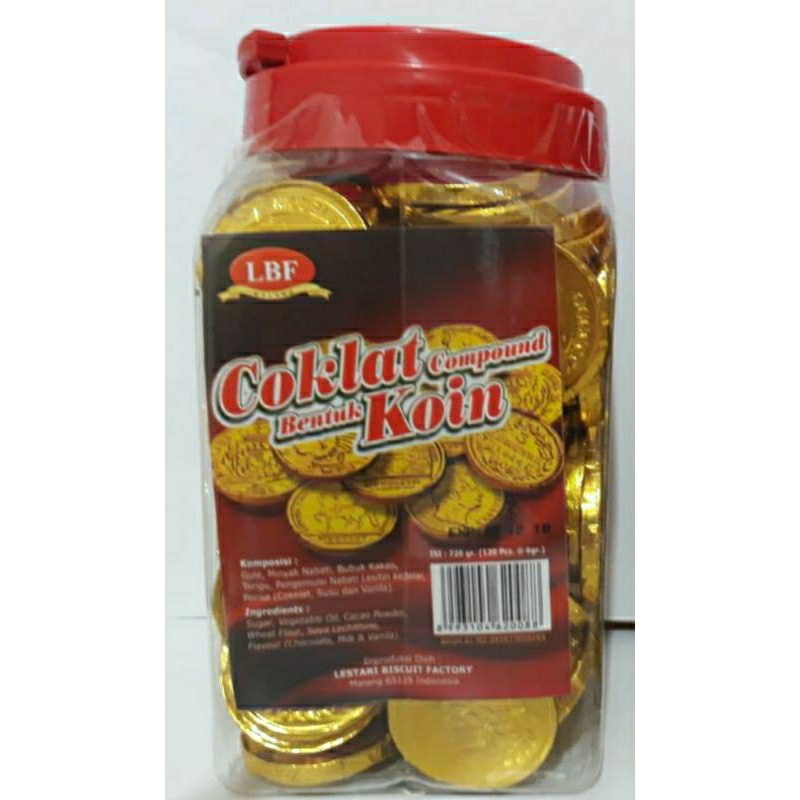 

LBF coklat koin compound coklat berbentuk koin