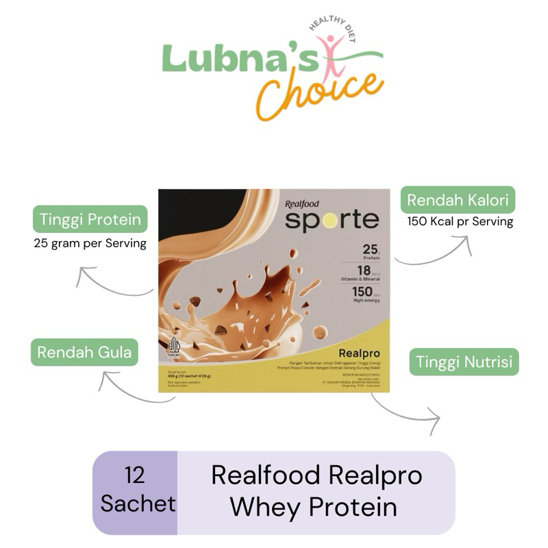 

Realfood Sporte Realpro 12 Pcs