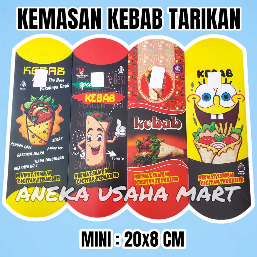 

Pilih Gambar Bungkus Kebab Mini 100 Pcs 20x8 cm