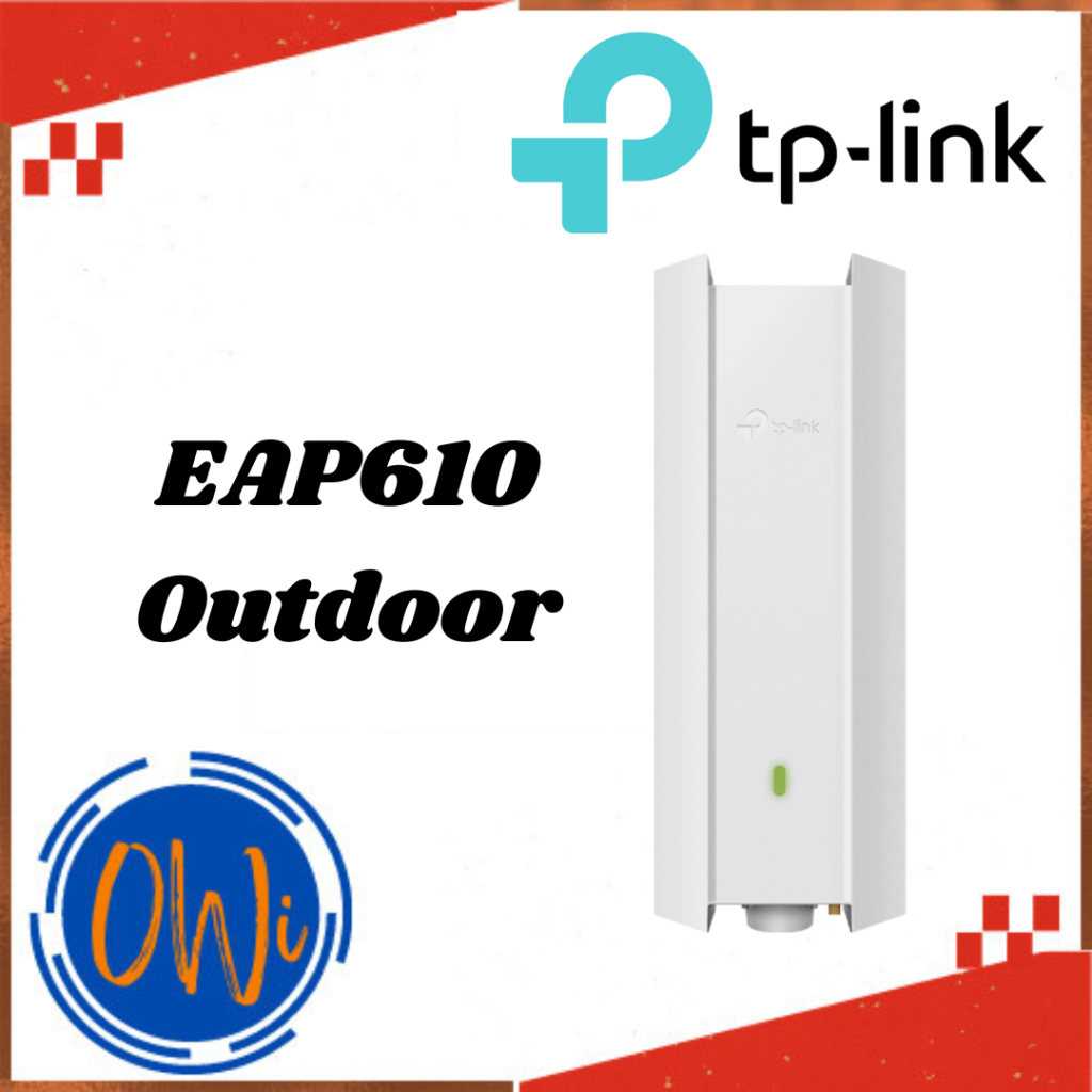 TP-LINK EAP610-Outdoor AX1800 Indoor/Outdoor WiFi 6 Access Point