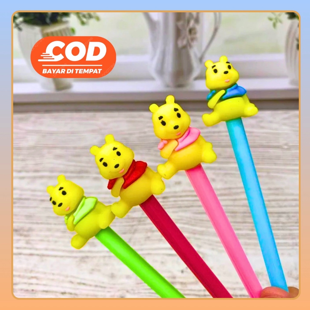 

PULPEN GEL WINNIE THE POOH WTP PEN PENA BOLPEN BOLPOIN LUCU ANAK ALAT TULIS KANTOR SEKOLAH MURAH TERMURAH COD