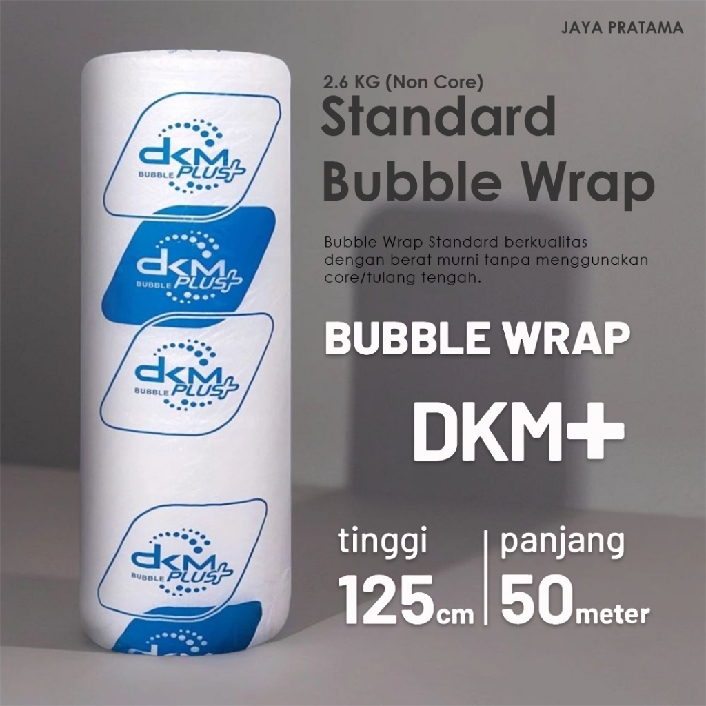 

KHUSUS GOSEND INSTANT | BUBBLE WRAP DKMPLUS STANDARD BENING 2.6KG NON CORE